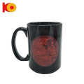 15oz Customized household ceramic heat sensitive changing color sublimation ceramic mug